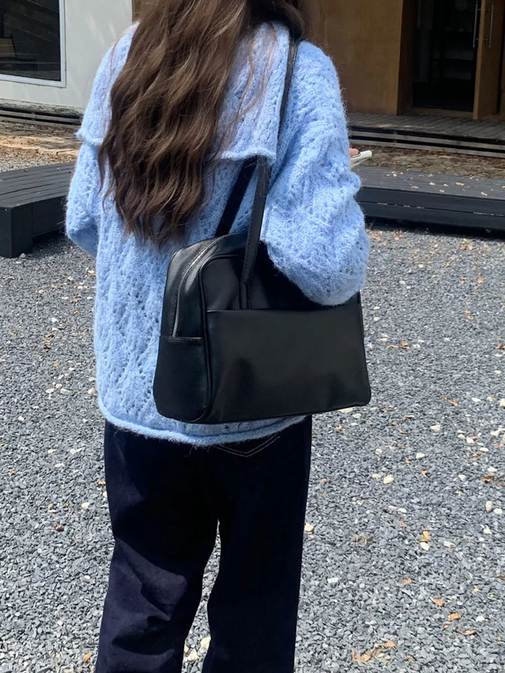 Classic Style Faux Leather Tote Bag, image 13