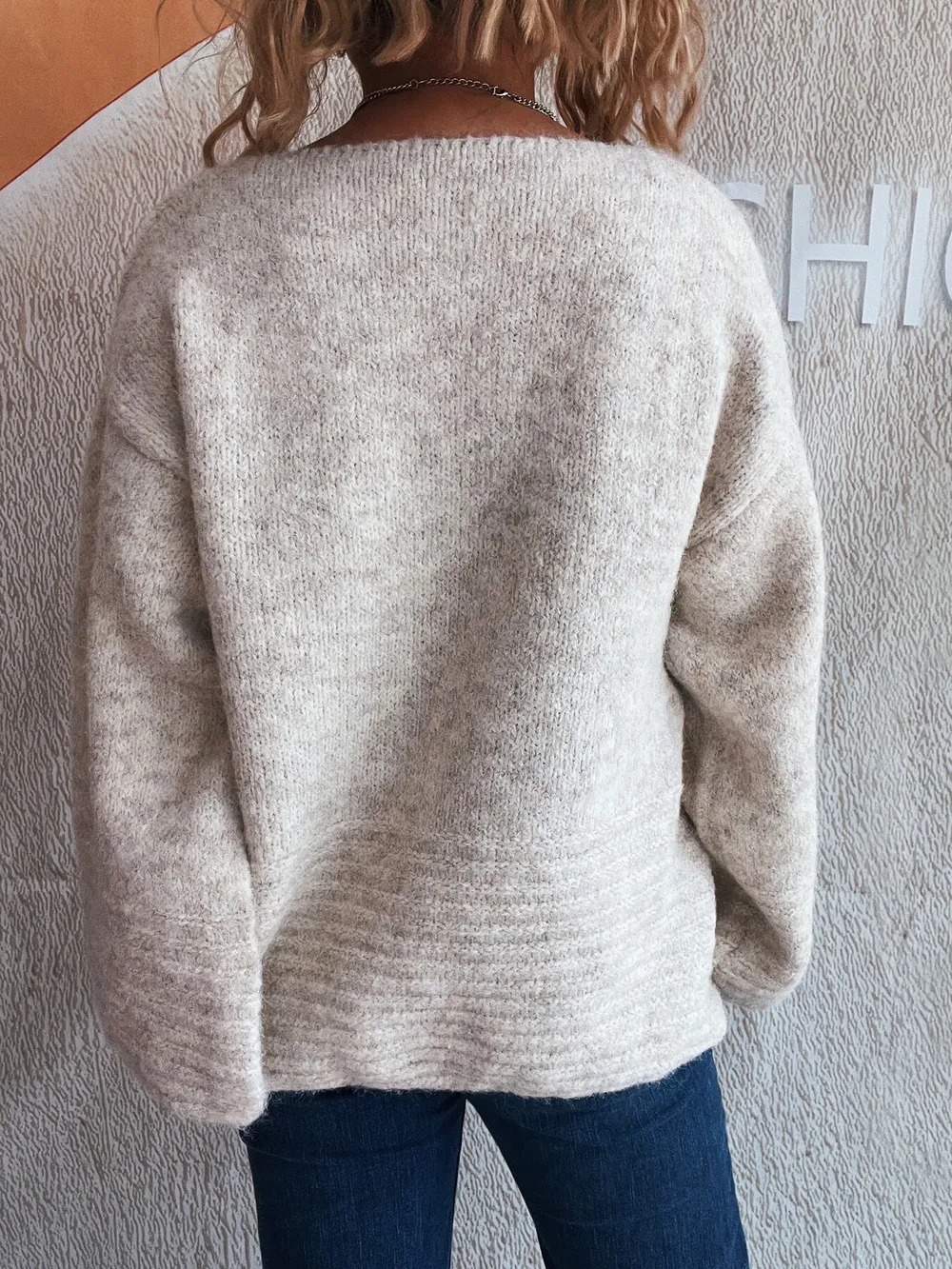 Relaxed Fit Round Neck Sweater, image 22
