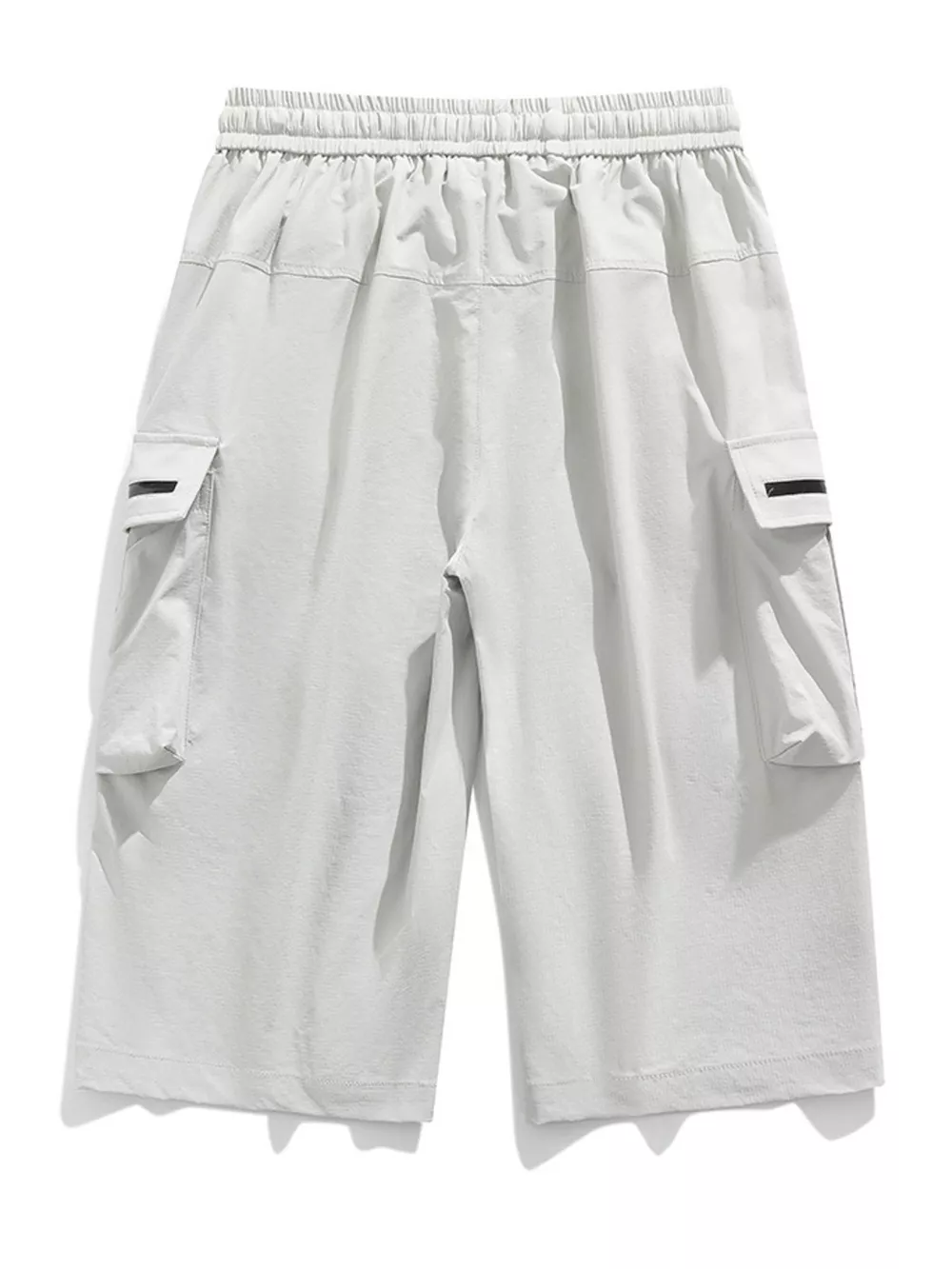 Men's Plus Size Casual Cargo Shorts with Zipper Pockets, image 3