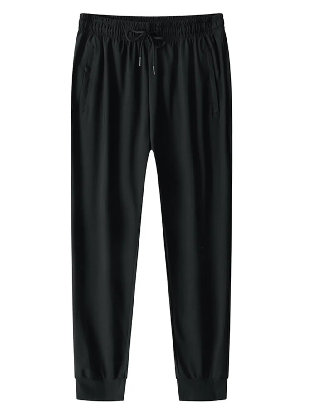 Men's Plus Size Drawstring Wide Leg Pants