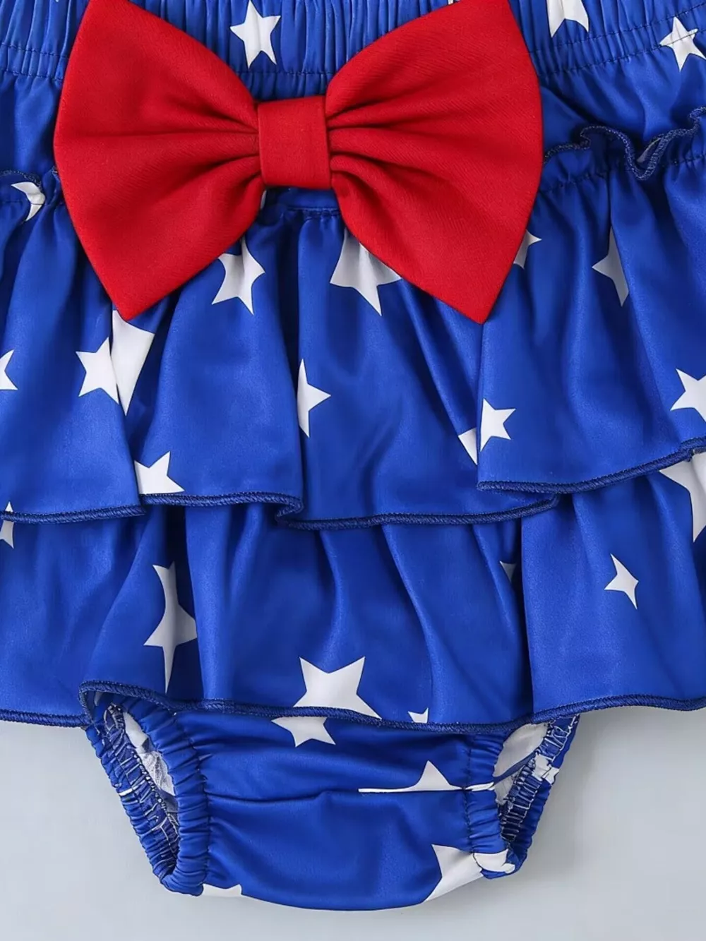Children's My First 4th of July Bodysuit & Skort & Headband Set, image 11