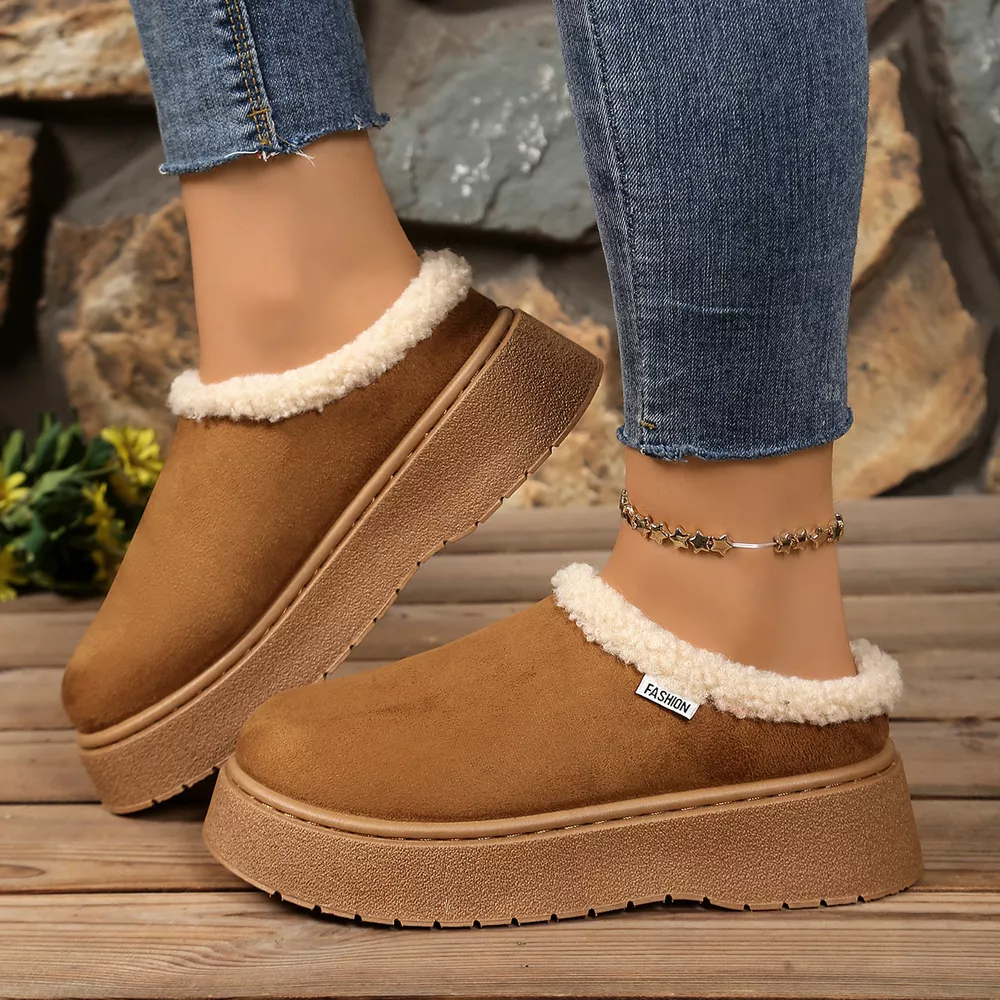 Plush Lined Platform Boots, image 5