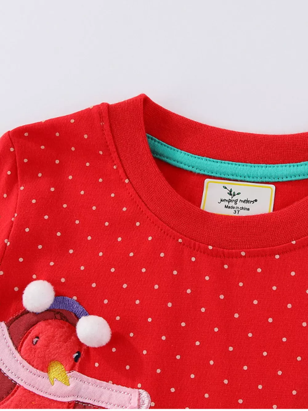 Children's Animal Applique Long Sleeve Dress, image 3