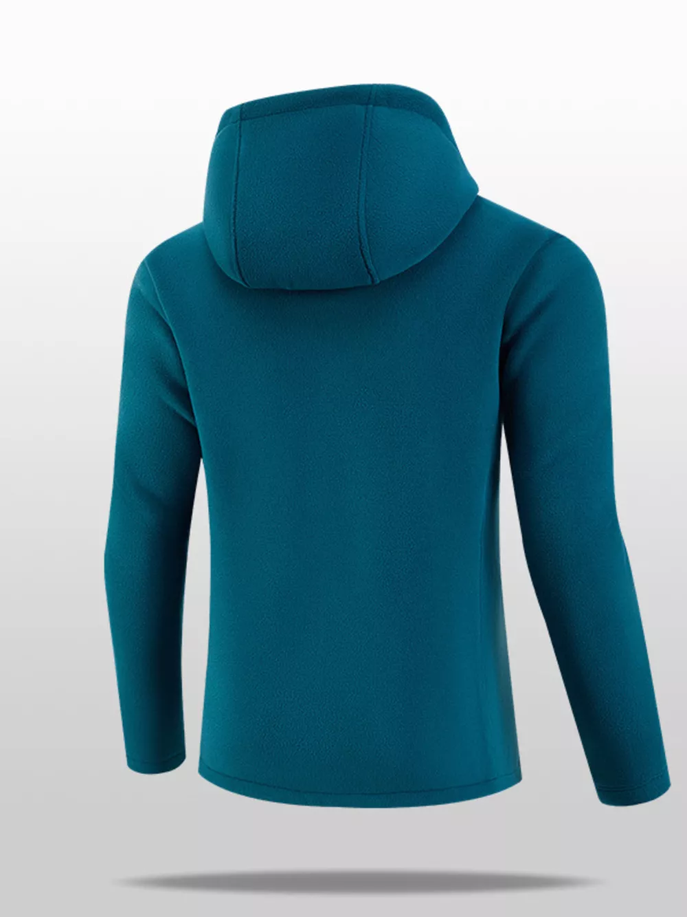 Men's Plus Size Hooded Fleece Full- Jacket, image 5