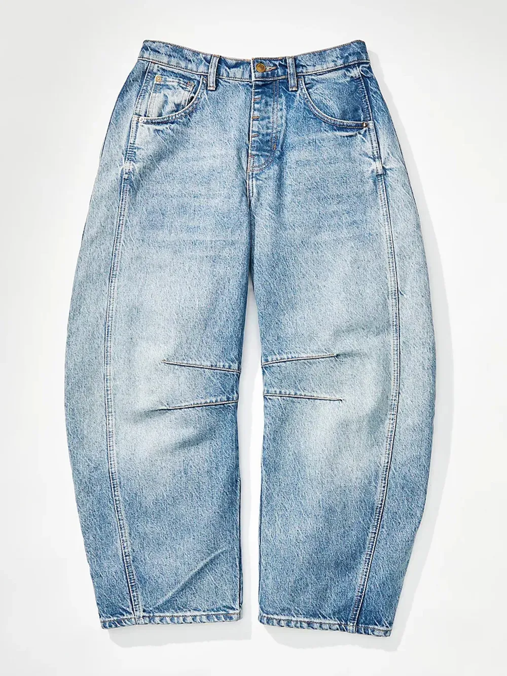 Wide Leg Relaxed Fit Jeans, image 6