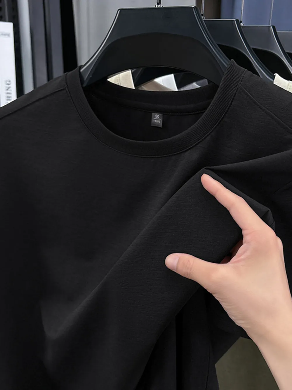 Men's Plus Size Round Neck Short Sleeve T-Shirt