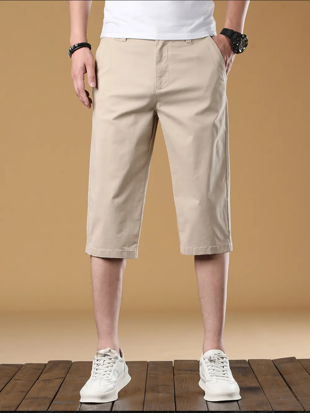 Men's Pocketed Loose Fit Shorts, image 3