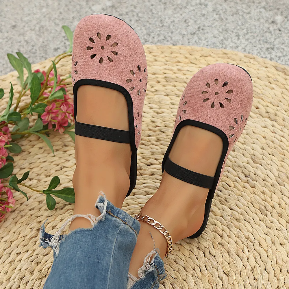 Cutout Round Toe Slip-Ons, image 10