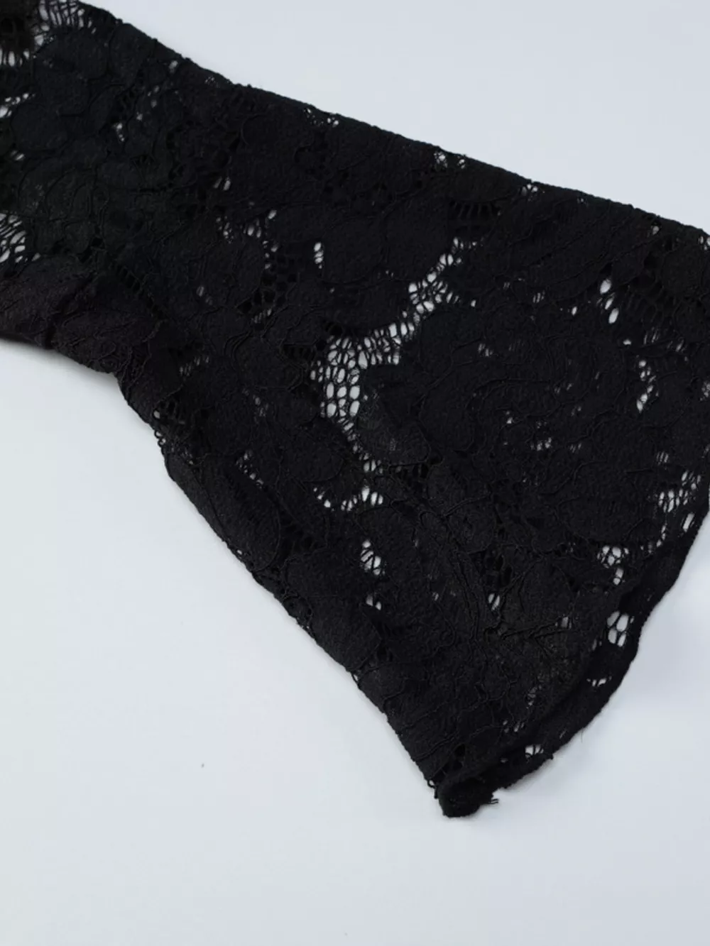 Lace Cut-out Long Sleeve Mini Dress, image 12