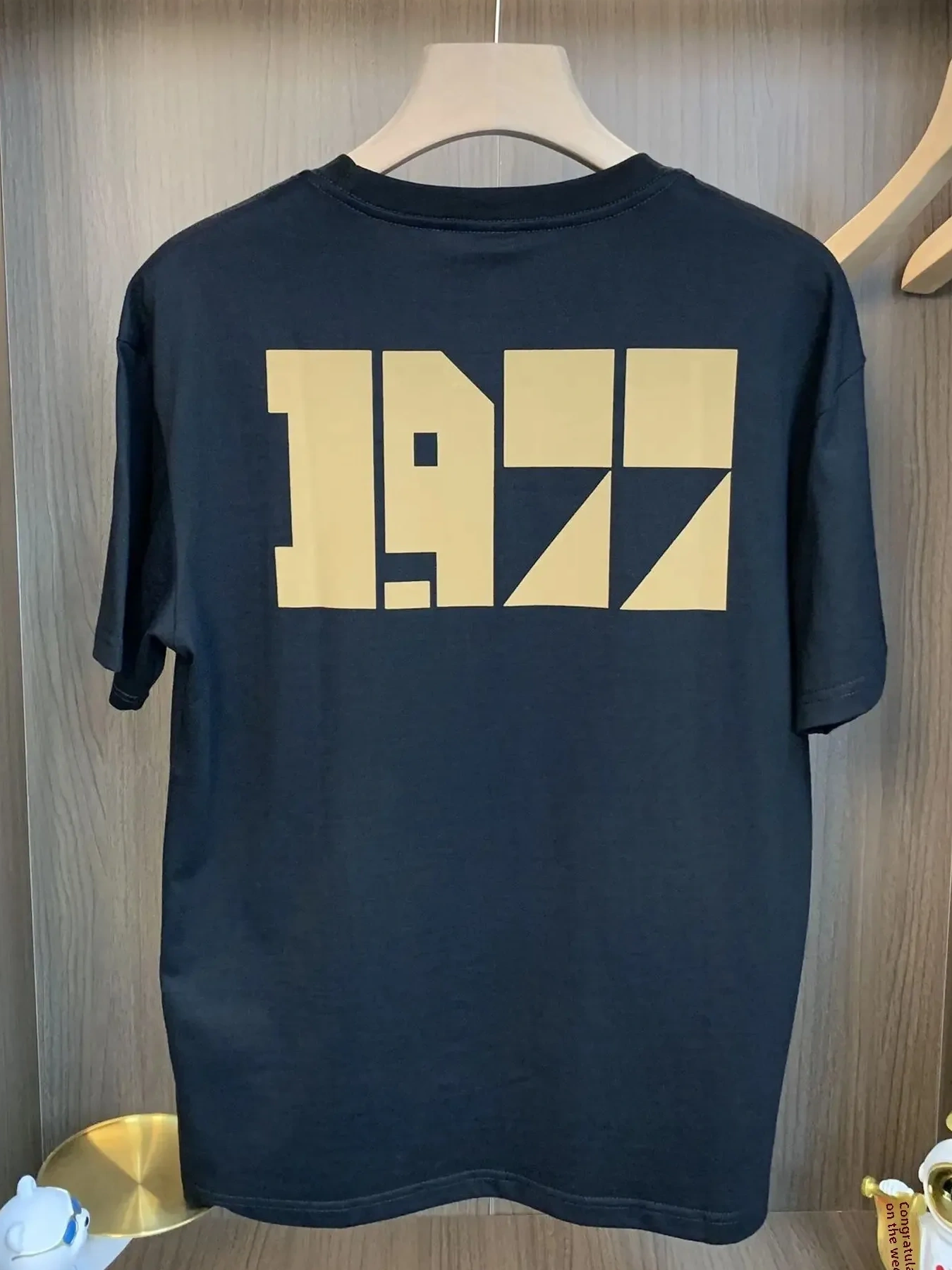 Men's Plus Size Vintage 1977 Graphic Round Neck T-Shirt, image 2