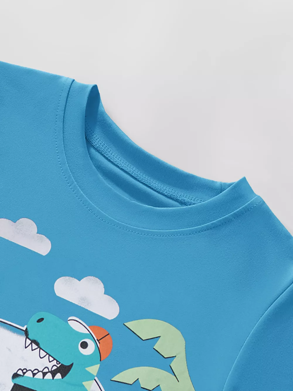 Children's Dinosaur Round Neck Short Sleeve T-Shirt, image 3