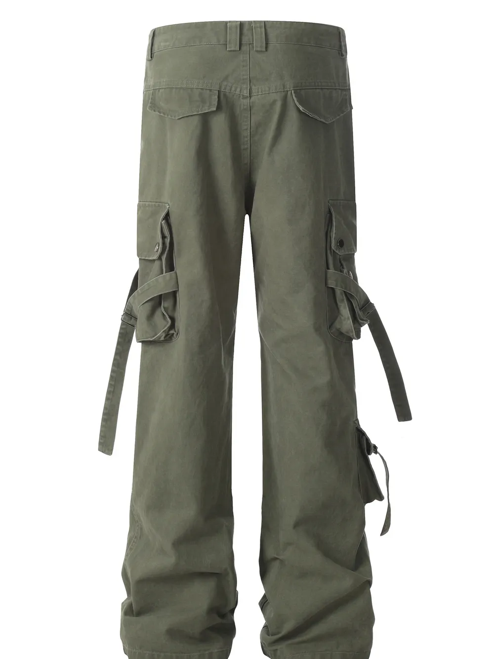 Men's Wide Leg Cargo Pants, image 4