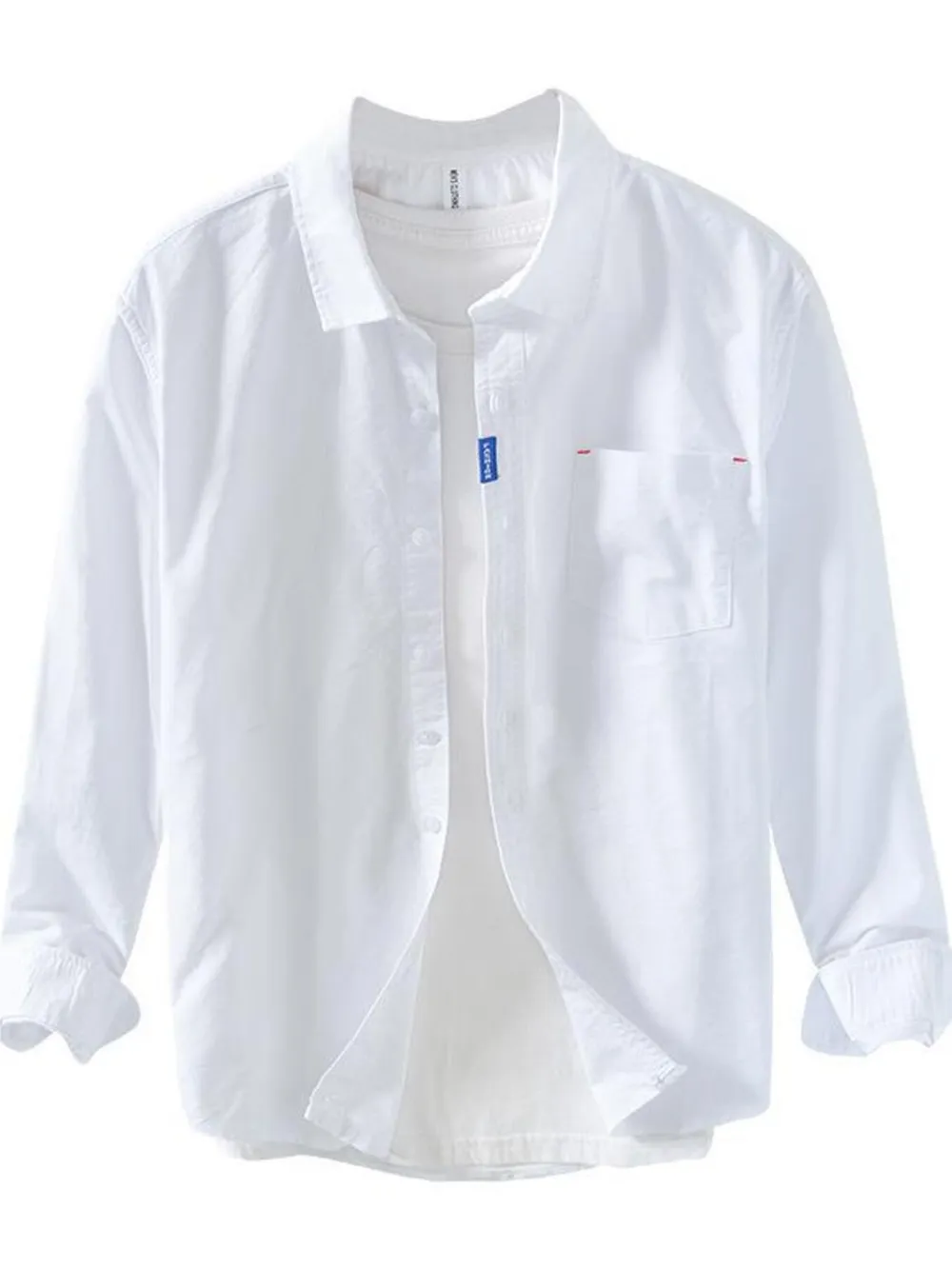 Men's Button Up Long Sleeve Shirt, image 4