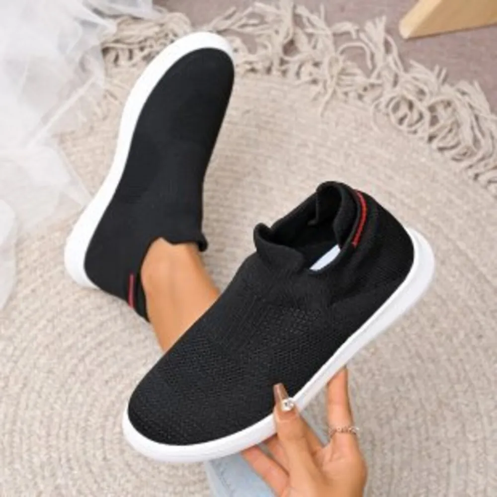 Breathable Knit Slip-Ons, image 3