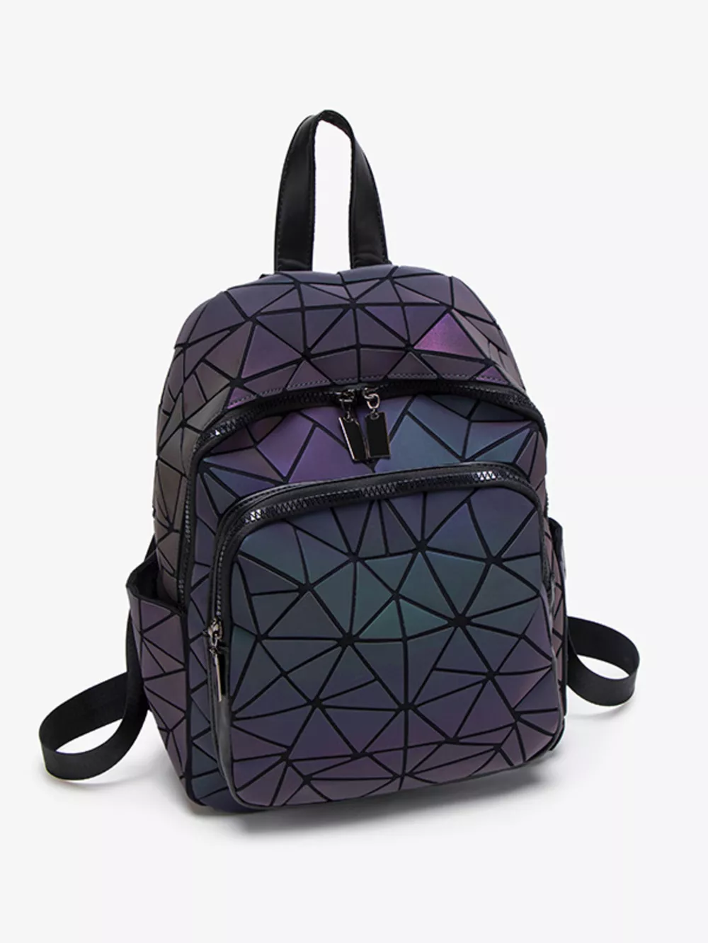 Geometric Adjustable Strap Backpack Bag, image 5