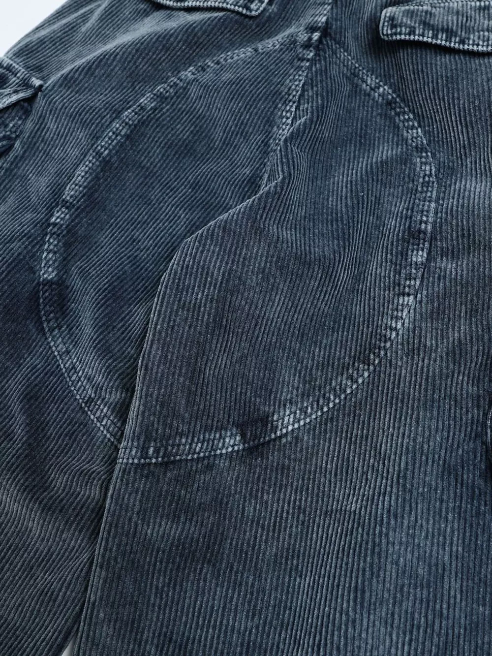 Men's Corduroy Cargo Pants with Multiple Pockets, image 6