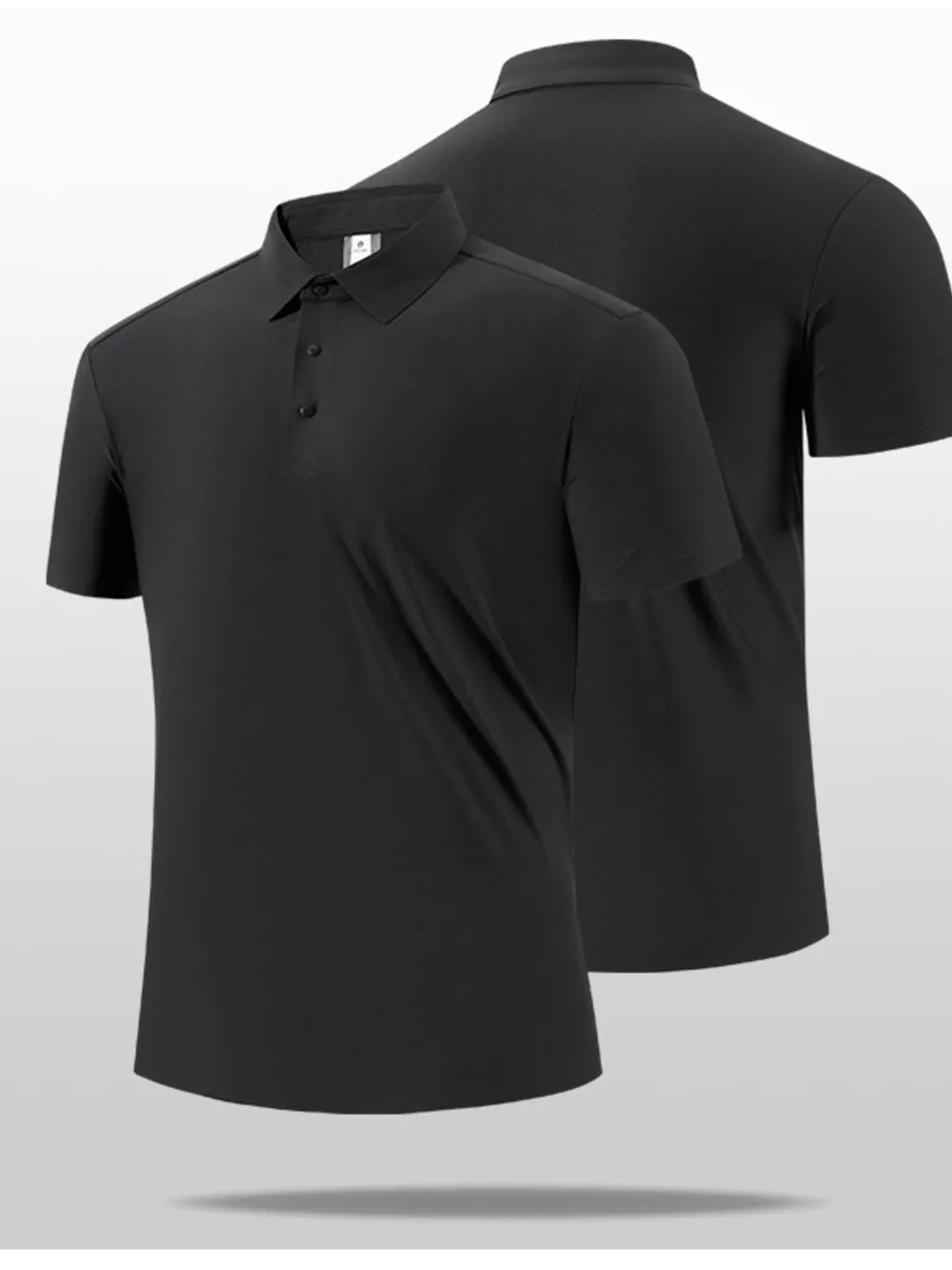 Men's Plus Size Short Sleeve Classic Polo, image 2