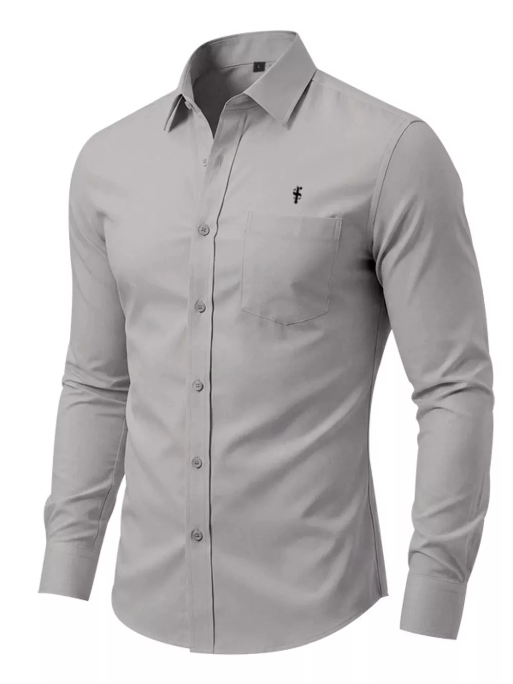 Men's Full Size Slim Fit Button Up Shirt Plus Size, image 13