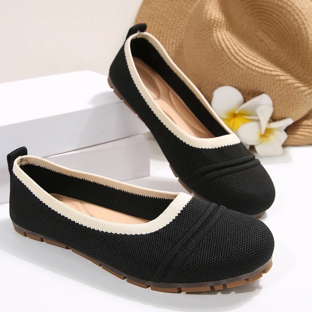 Round Toe Flat Slip-Ons, image 3