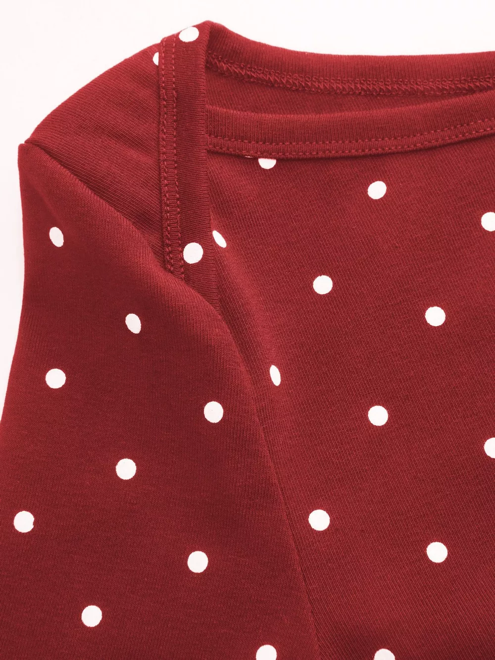 Polka Dot Flare Sleeve Mini Dress, image 14