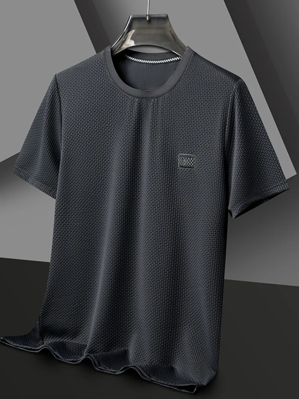 Men's Plus Size Breathable Short Sleeve T-Shirt, image 9