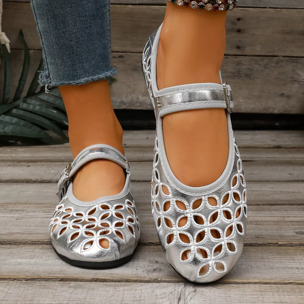 Round Toe Cutout Slip-Ons, image 7