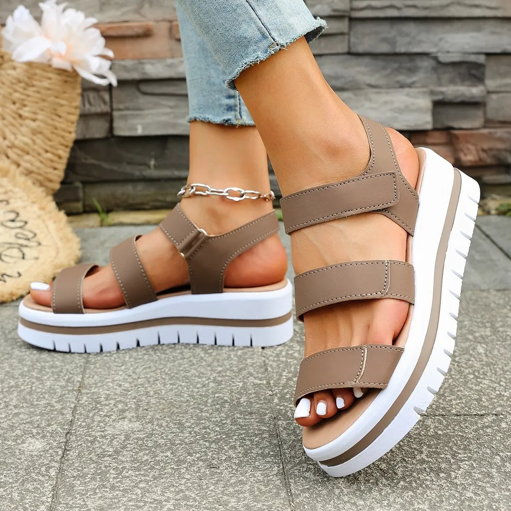 Open Toe Platform Sandals, image 5