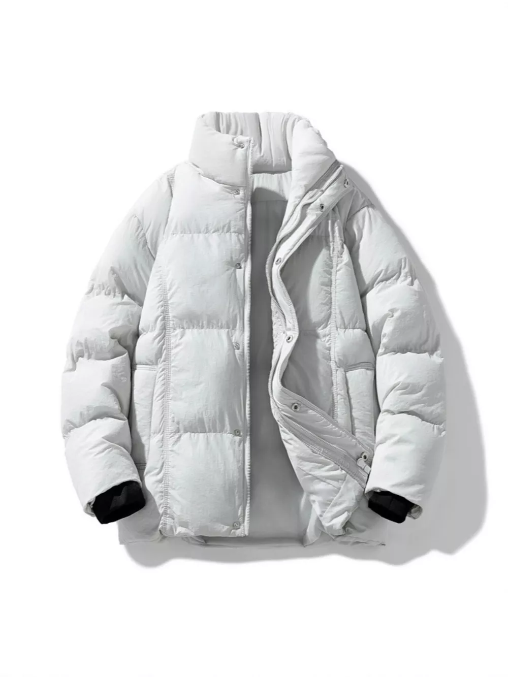 Men's Plus Size Warm Padded Puffer Jacket, image 7