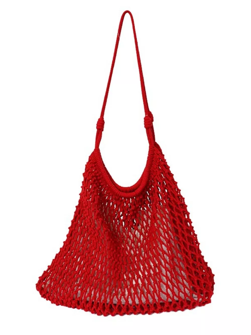 Crochet Knit Shoulder Bag, image 10
