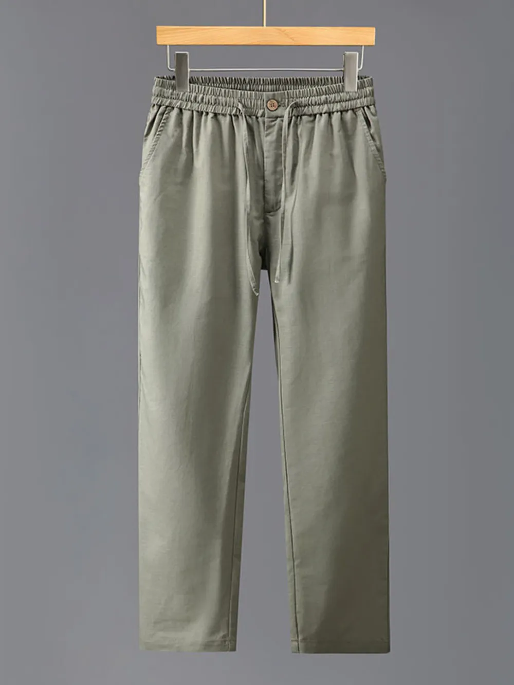 Men's Plus Size Drawstring Loose Fit Pants