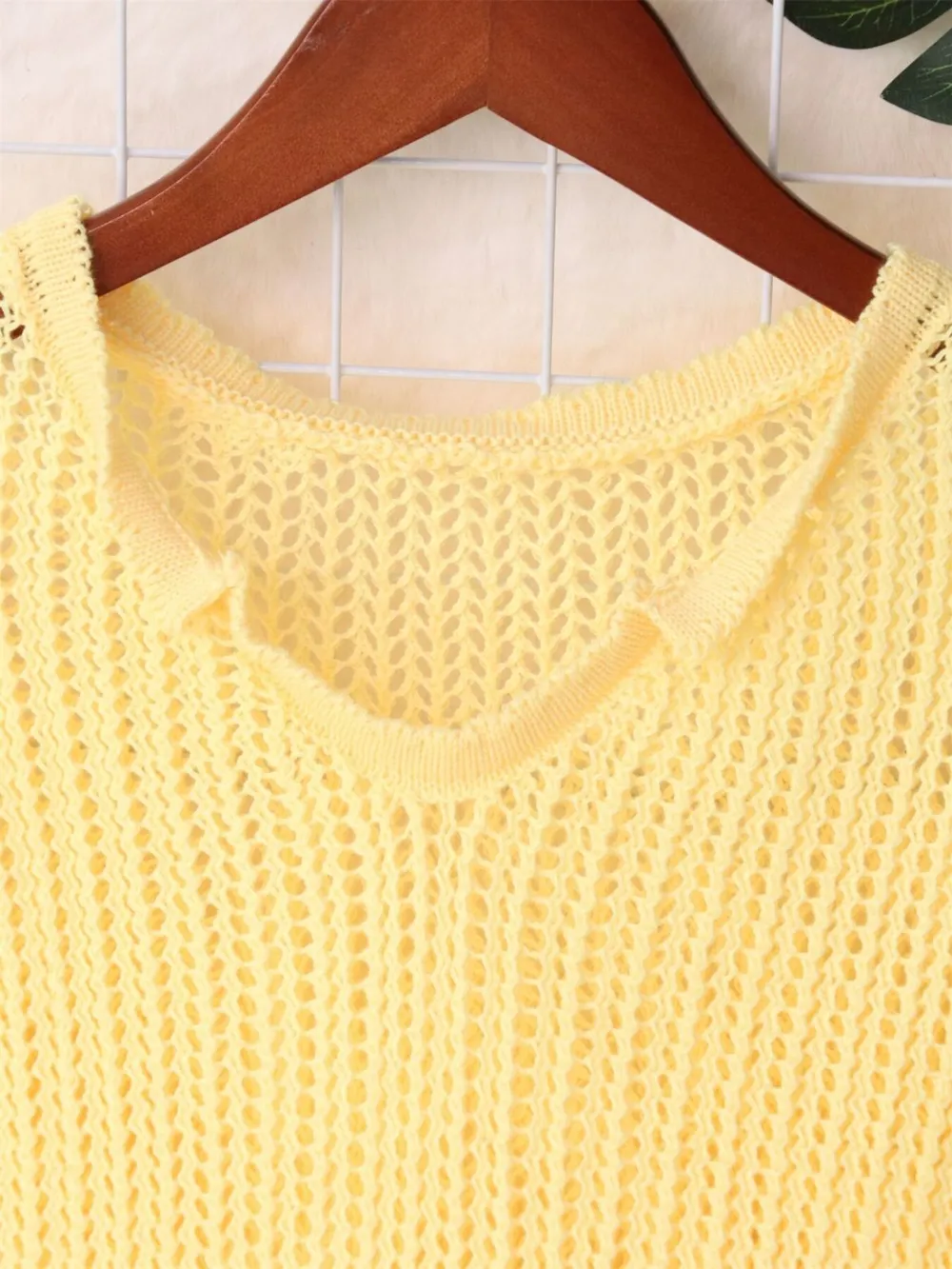 Openwork Relaxed Fit Knit Cover Up, image 22