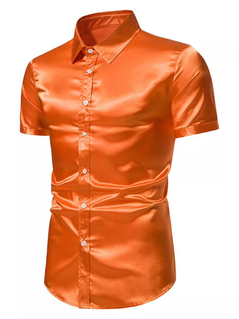 Men's Button Up Short Sleeve Shirt, image 3
