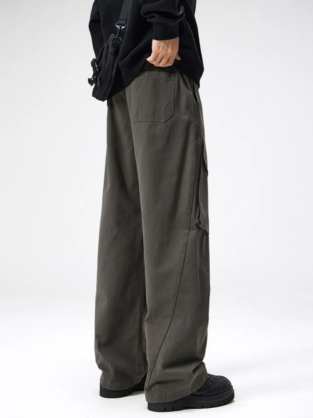 Men's Plus Size Cargo Utility Pants with Multiple Pockets, image 5