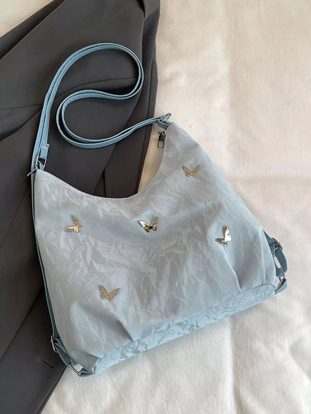 Butterfly Lightweight Shoulder Bag, image 8