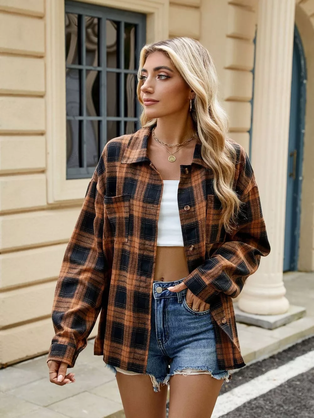 Plaid Button Up Shirt, image 25