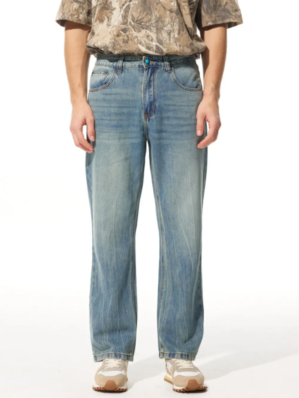 Men's Relaxed Fit Vintage Wash Pants