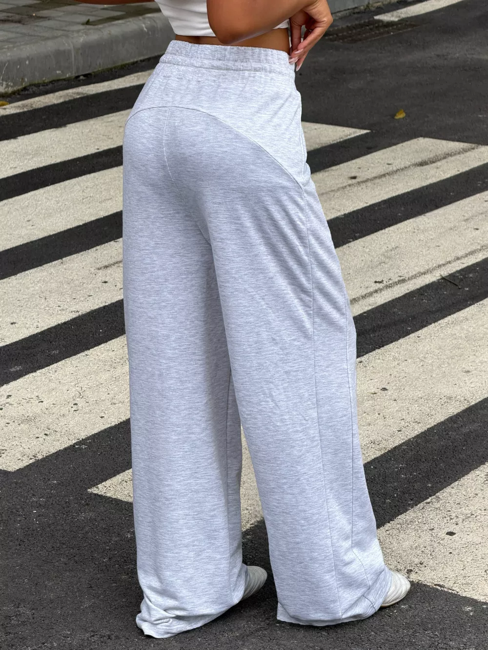 Drawstring Wide-Leg Pants, image 5