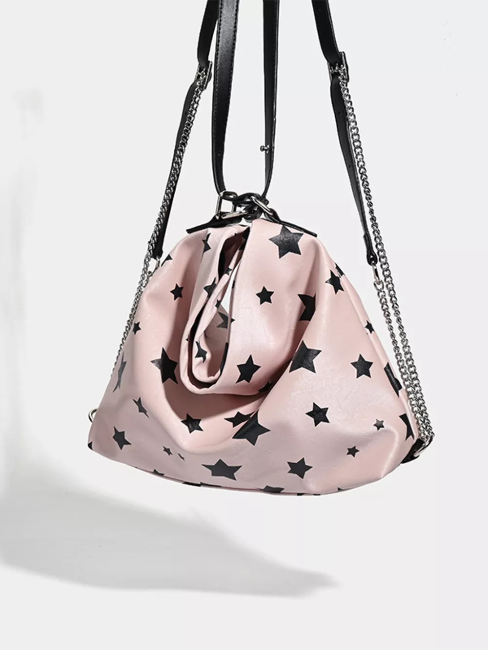 Star Print Chain Shoulder Bag, image 3