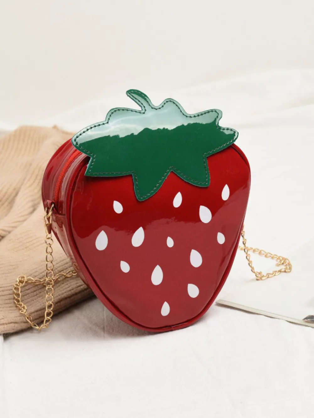 Strawberry Shaped Crossbody Bag, image 2