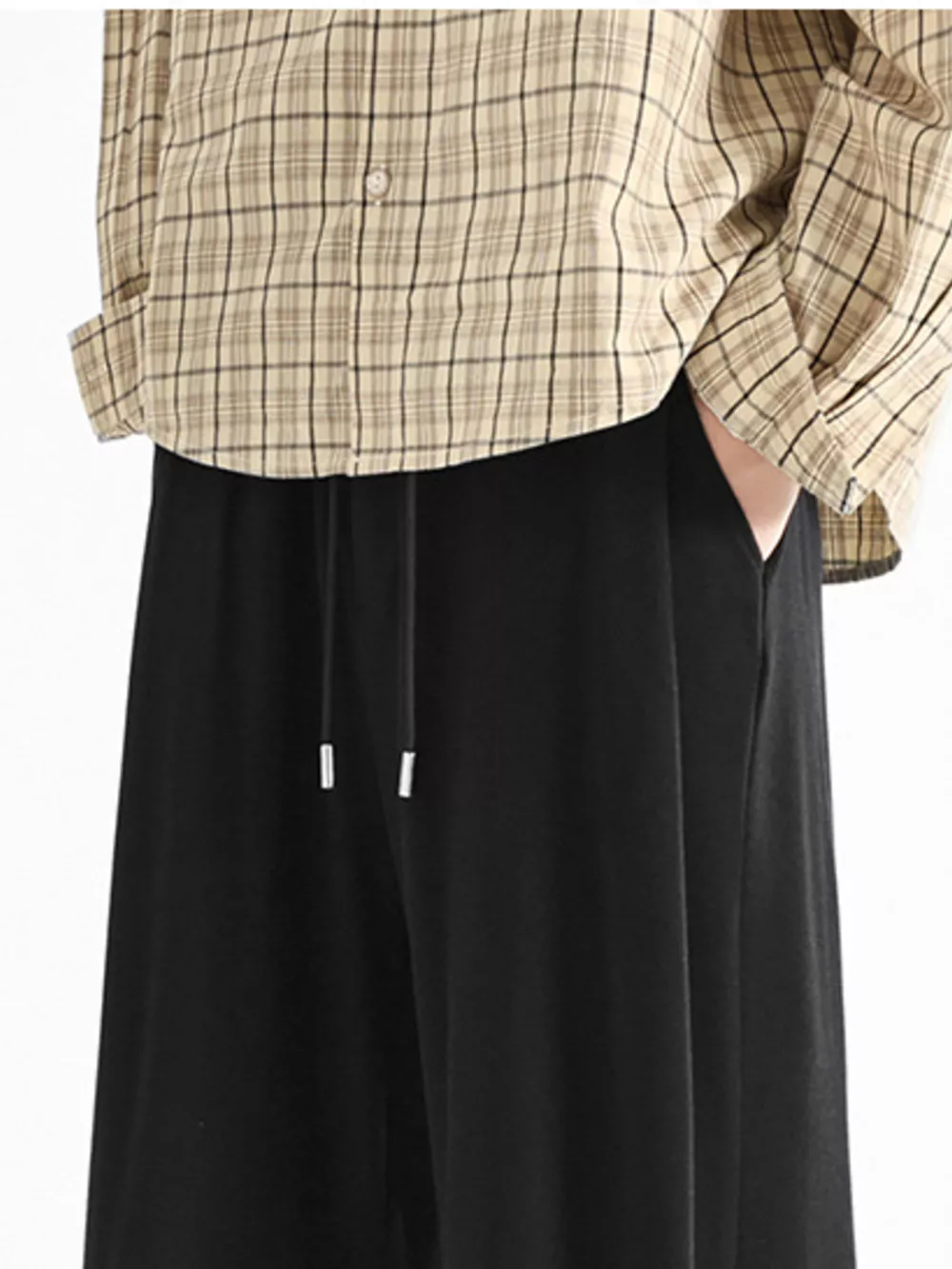 Men's Plus Size Relaxed Fit Drawstring Pants, image 3