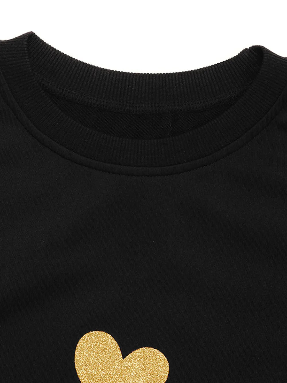 Heart Print Long Sleeve Sweatshirt, image 10
