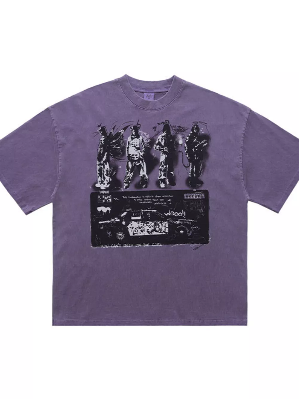 Men's Vintage Graphic Round Neck T-Shirt, image 2