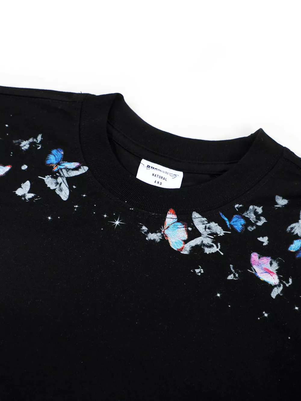 Men's Butterfly Graphic Round Neck T-Shirt, image 10