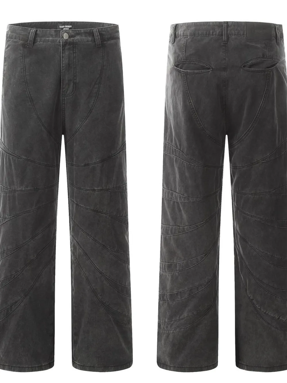 Men's Wide Leg Jeans, image 4