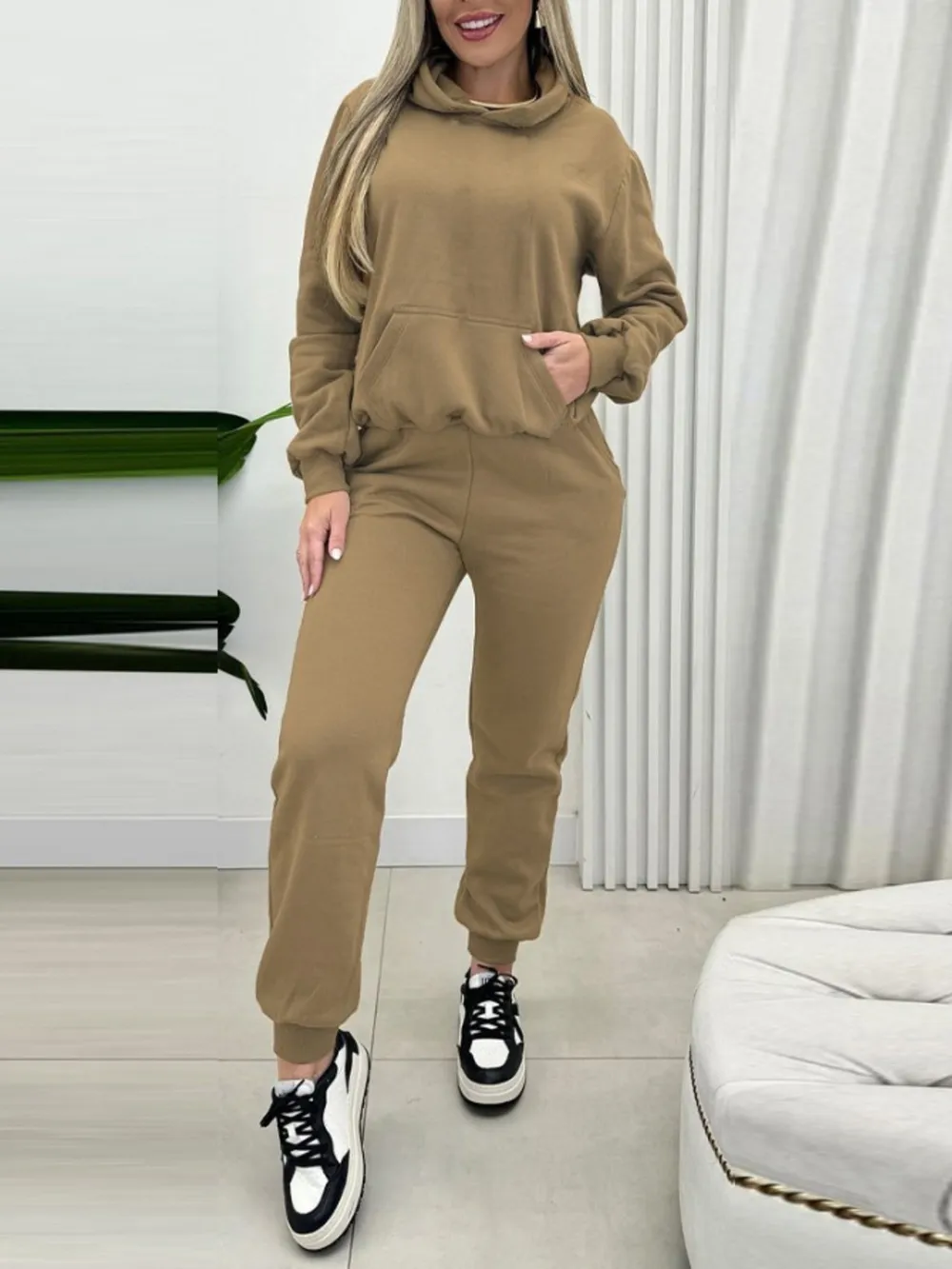 Long Sleeve Hoodie and Joggers Set, image 5