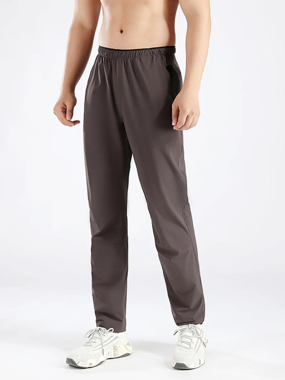 Men's Plus Size Elastic Waistband Active Pants, image 4