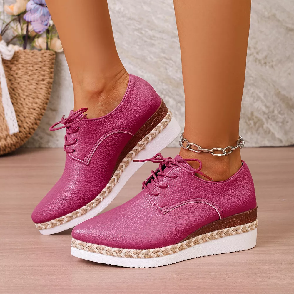 Point Toe Lace Up Sneakers, image 5