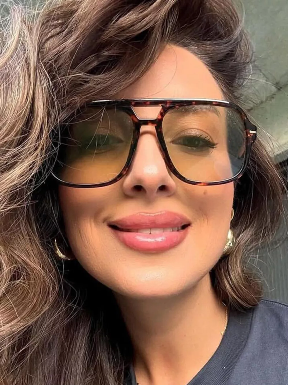 Tinted Lenses Aviator Sunglasses, image 2