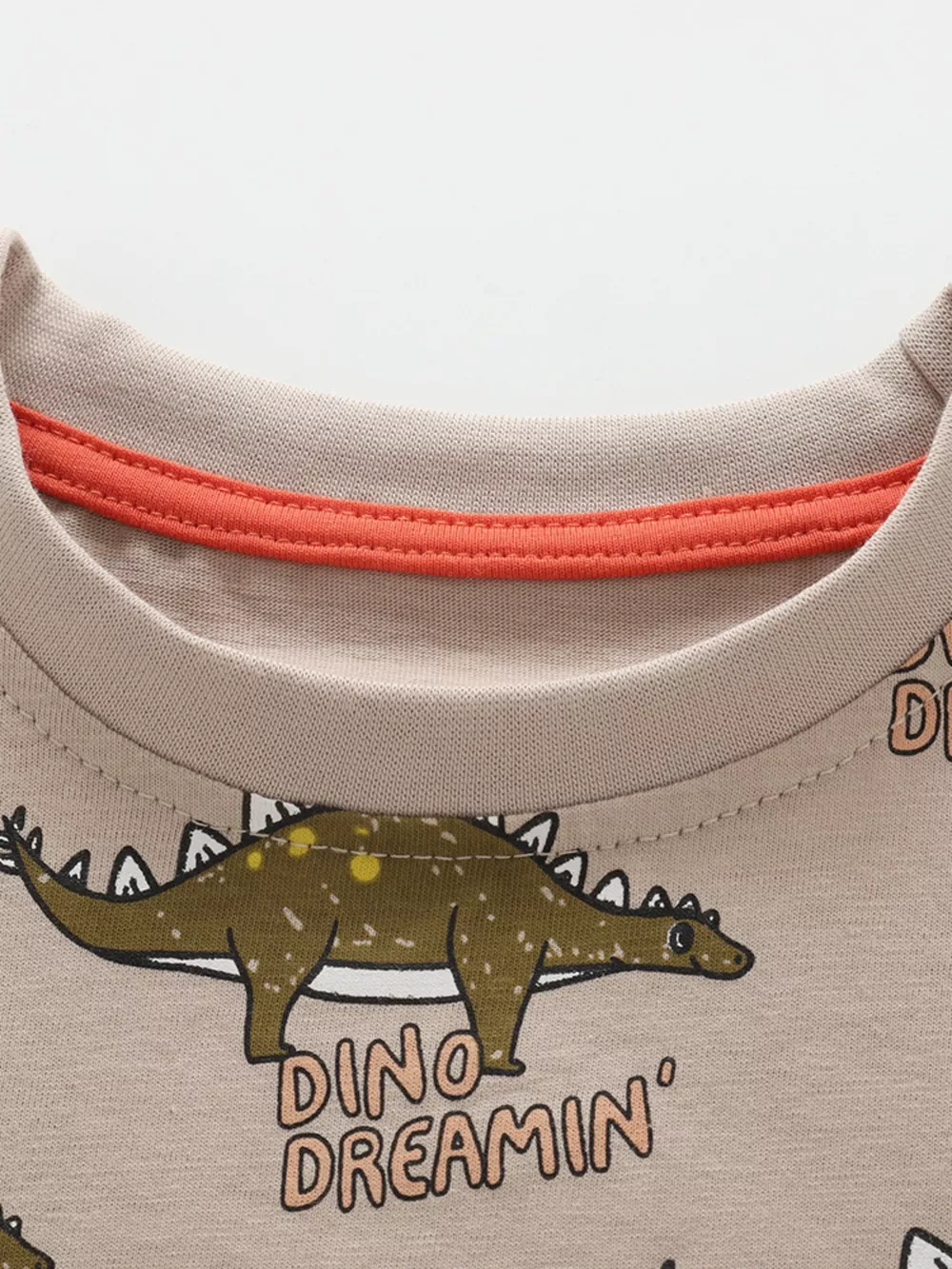 Children's Dinosaur Print Tee and Shorts Set, image 3