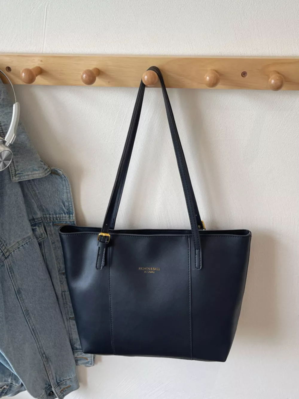 PU Leather Tote Bag, image 2